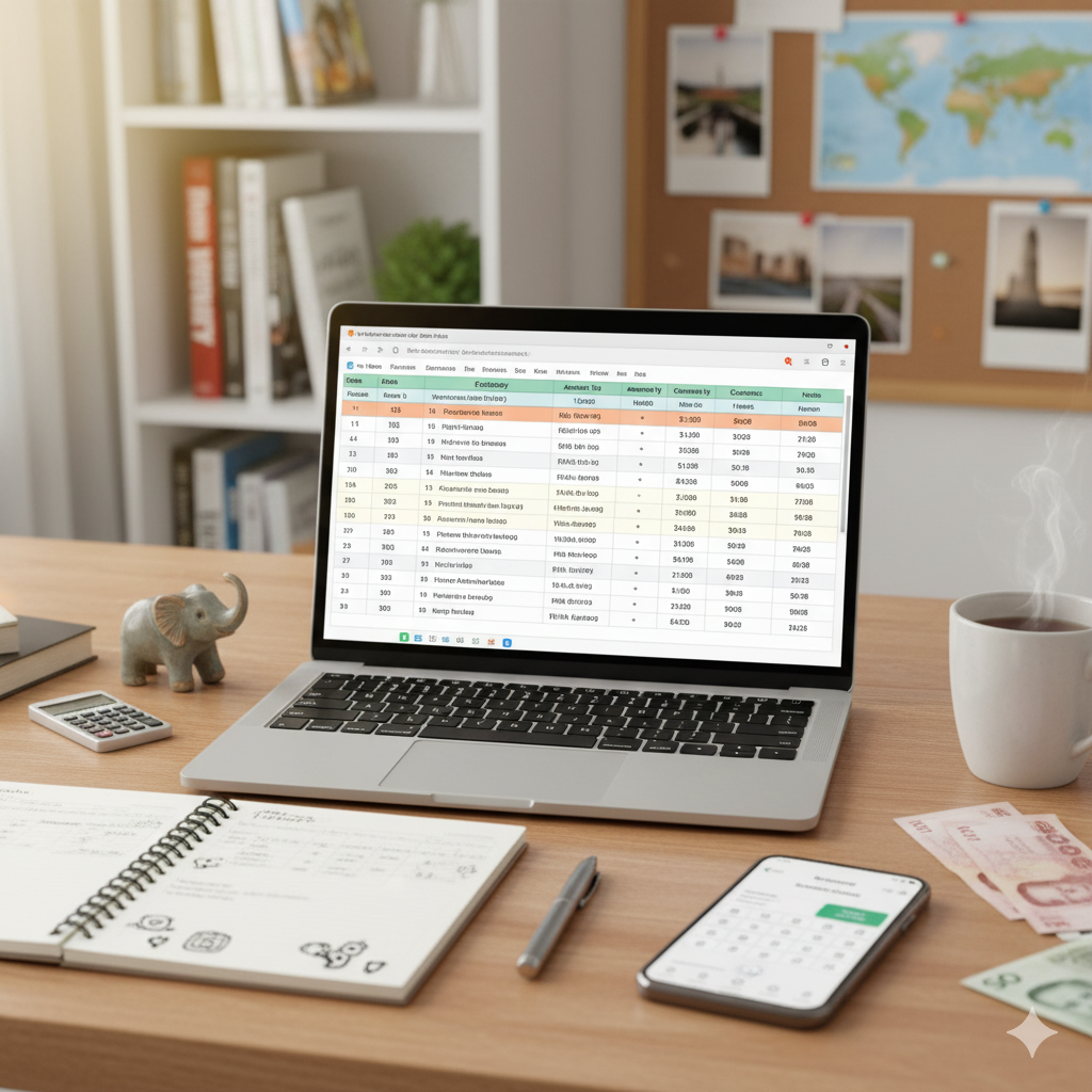 tracking your travel budget